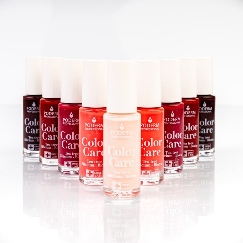 Poderm Color Care Tea tree nail care polish 8 ml (0.27fl oz)