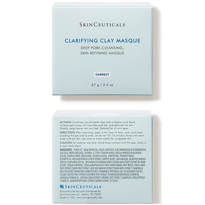 Skinceuticals clarifiant les masques en argile corrects 60 ml (2,02 fl oz)