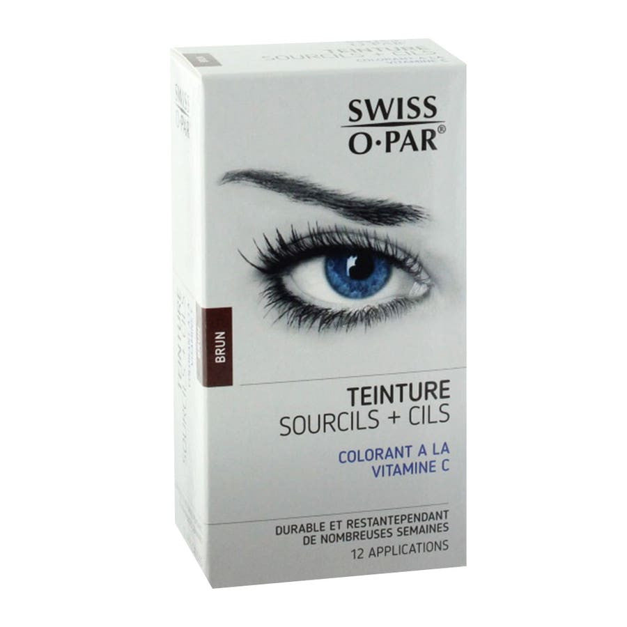 Kit de teinture pour cils et sourcils Swiss O Par 