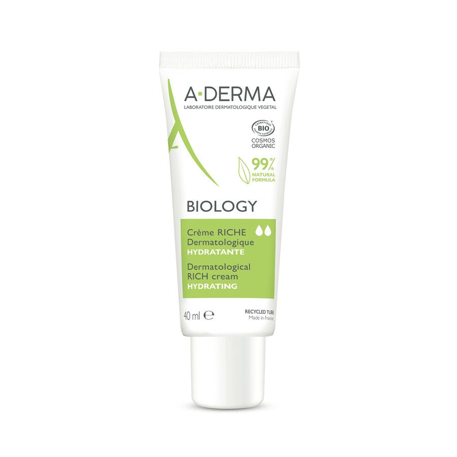 Crème riche hydratante A-Derma Biology 40 ml (1,35 fl oz) 