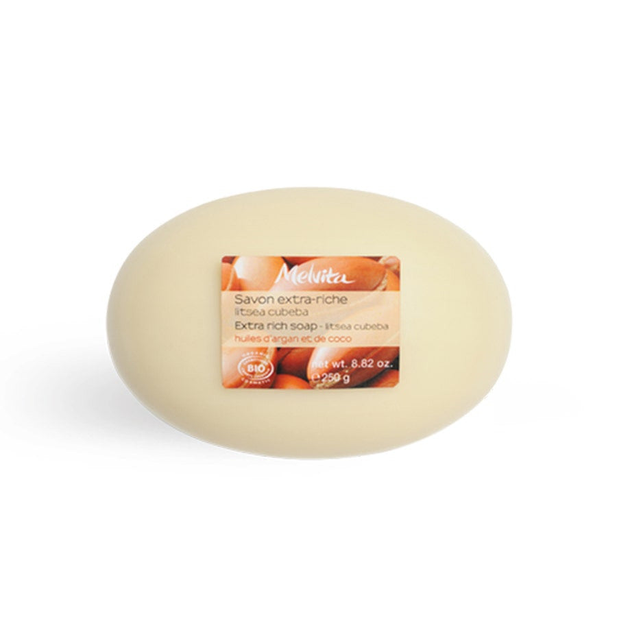 Savons extra riches Melvita aux huiles d'argan et de coco 250 g (8,81 oz) 