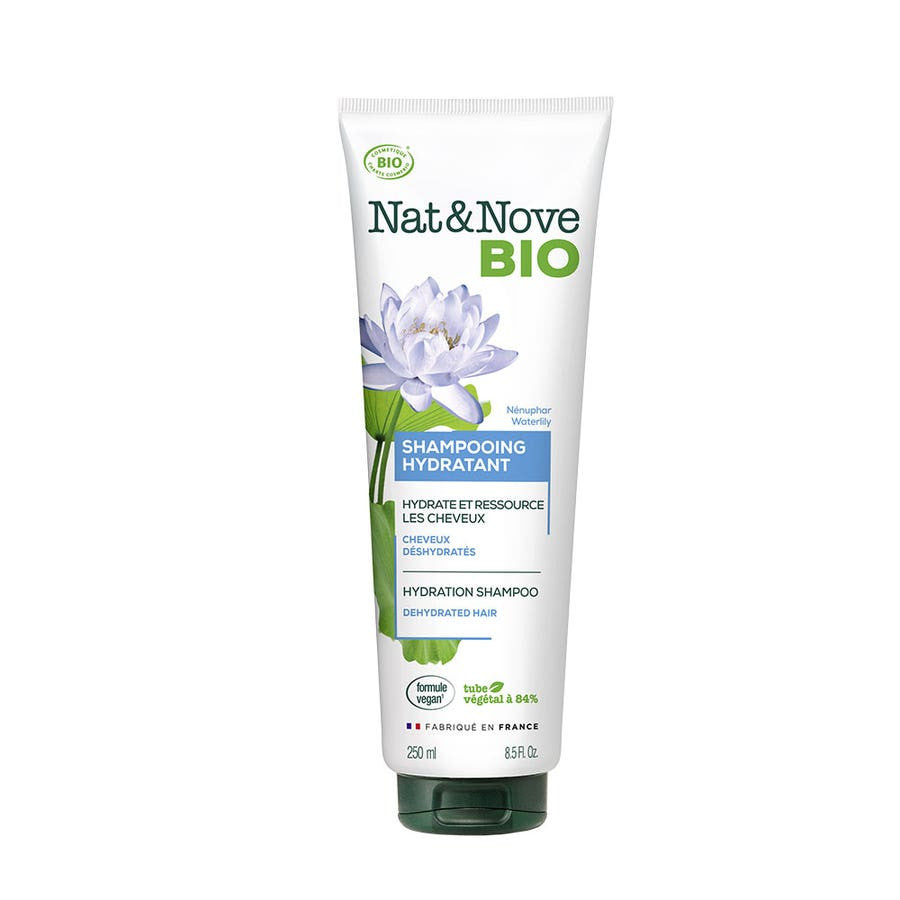 NAT&amp;NOVE BIO Shampoing hydratant bio cheveux déshydratés 250 ml (8,45 fl oz) 