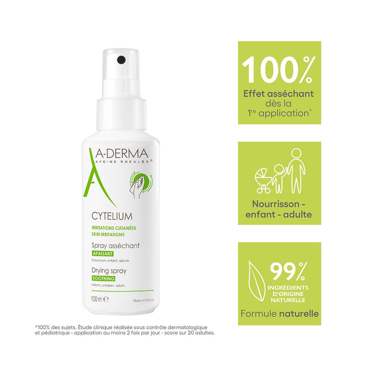 A-Derma Cytelium Drying Spray 100ml (3.38fl oz)