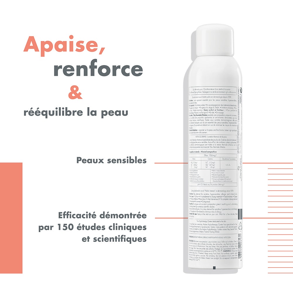 Avène Thermal Water Avenethermal Spring Water Spray Peaux Sensibles 50ml (1.69fl oz)
