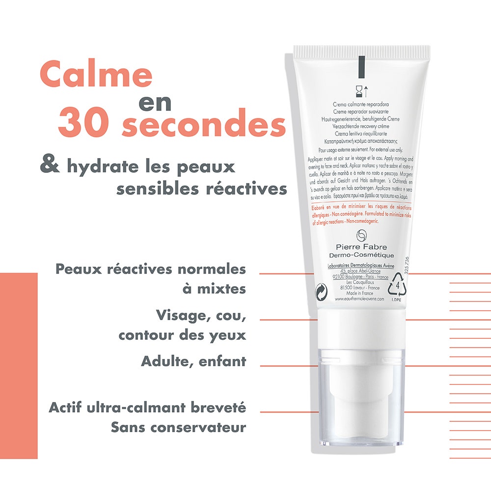 Avène Tolérance Control Soothing Repairing Cream 40ml (1.35floz)