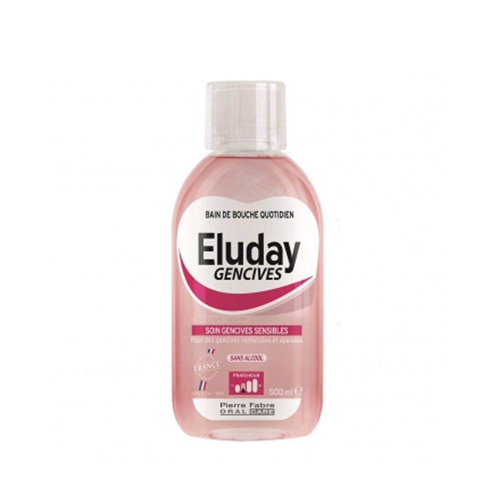 Eluday Sensitive Gums Mouth Bath 500ml (16.91fl oz)