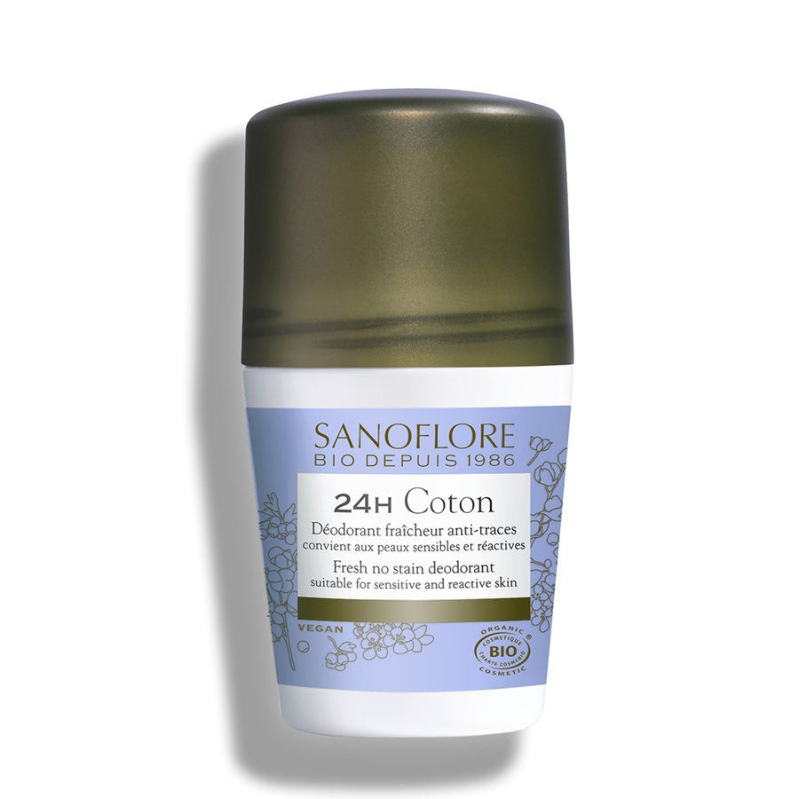 Sanoflore Purité de Lin Déodorant Roll-On Bio 24h 50 ml 