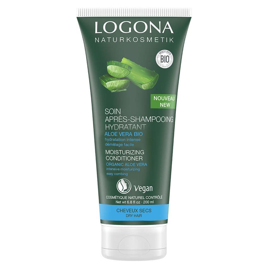 Après-shampoing hydratant à l'aloe vera bio Logona 200 ml 