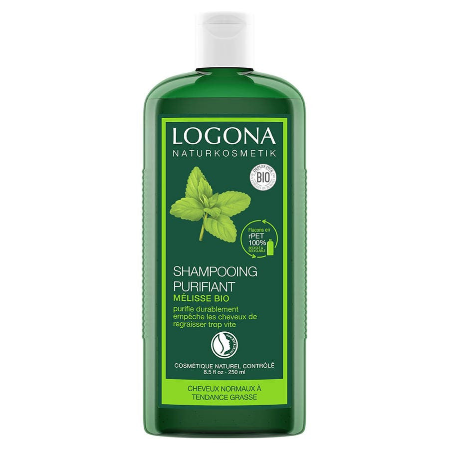 Shampoing purifiant à la mélisse bio Logona 250 ml (8,45 fl oz) 