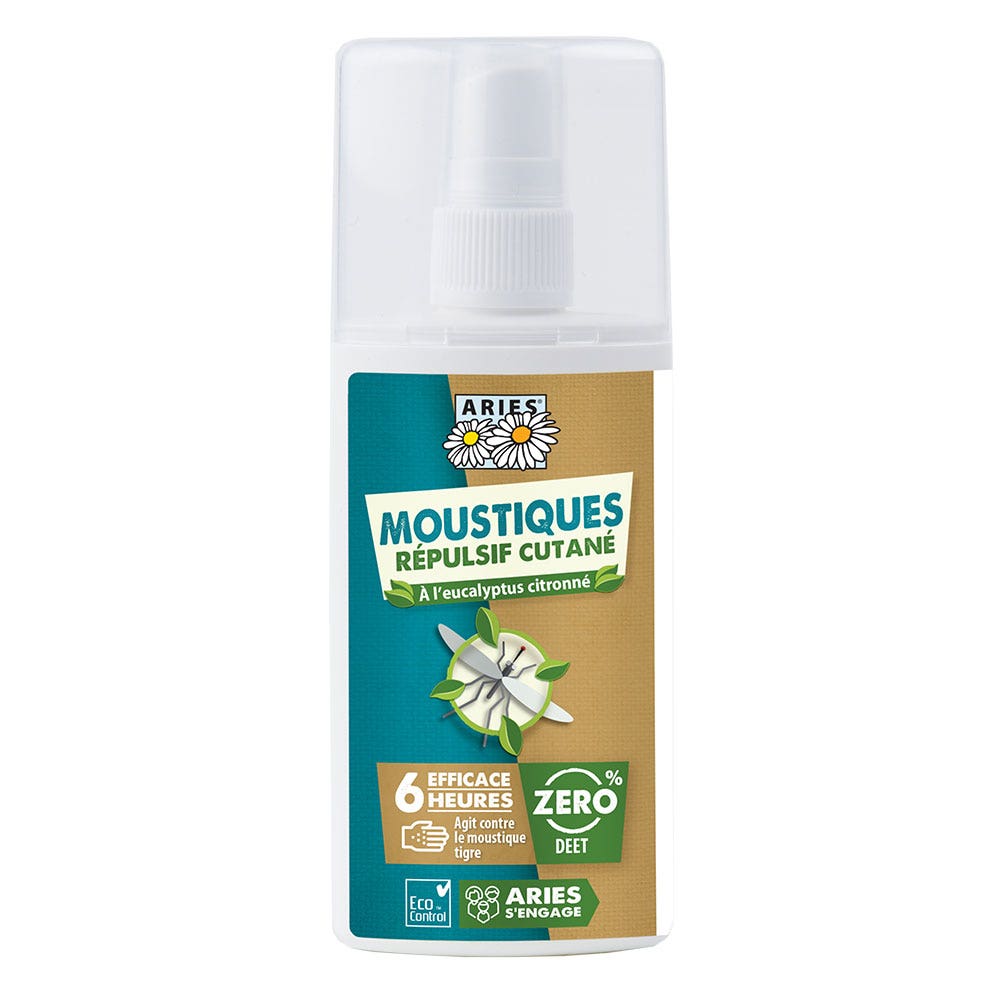 Aries Skin repellent anti-mosquito spray 100 ml (3.38fl oz)