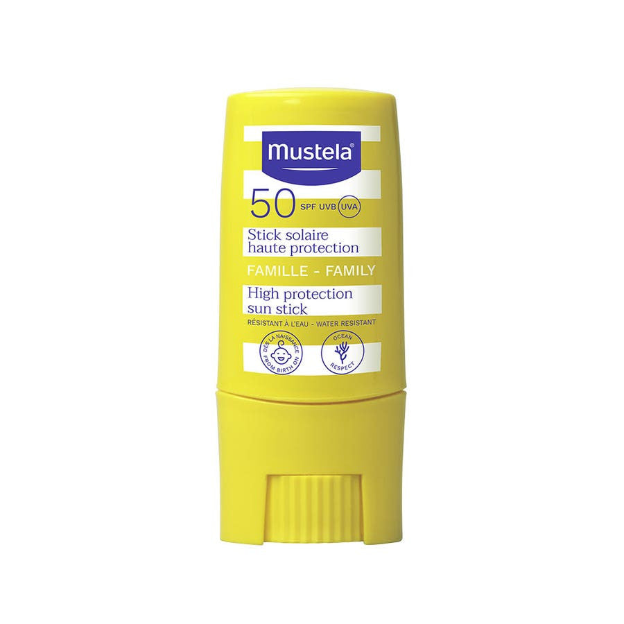 Mustela High Protection Sun Stick SPF50 for Family Waterproof 9ml (0.30fl oz)