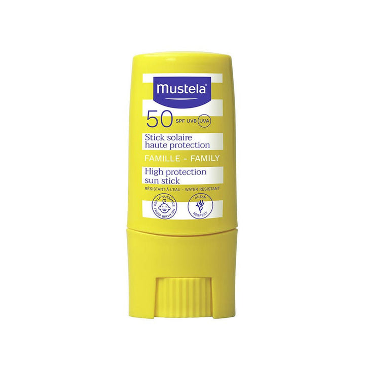 Mustela Stick Solaire Haute Protection SPF 50 Famille Waterproof 9 ml 