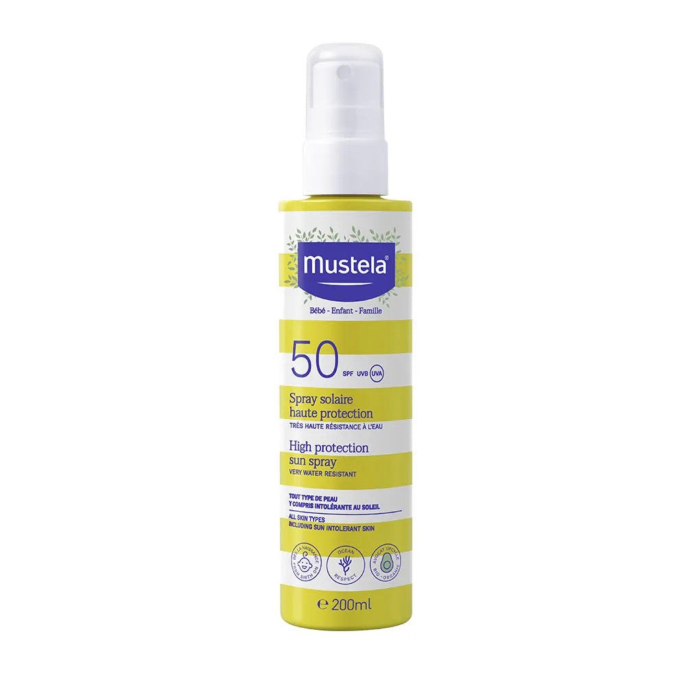 Mustela Lait Solaire Très Haute Protection SPF50+ Soin à l'Avocat 