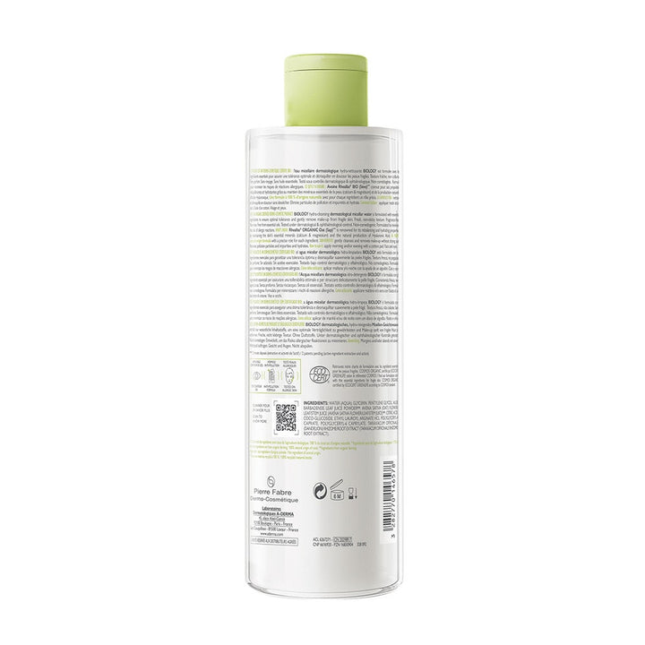 A-Derma Biology Organic Micellar Dermatological Cleansing Water 400ml (13.52fl oz)