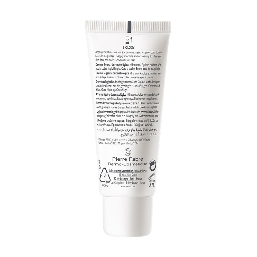 A-Derma Biology Hydrating Light Cream 40ml (1.35fl oz)