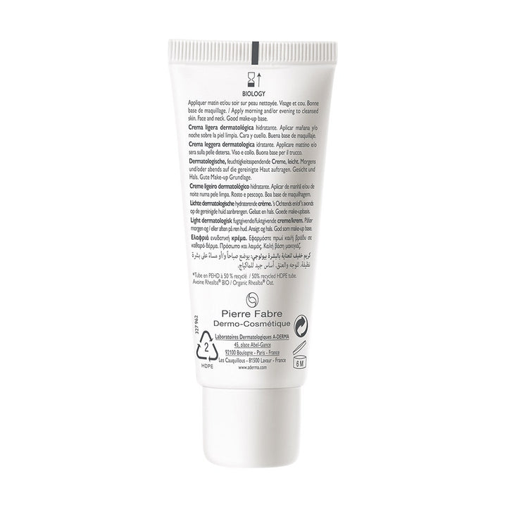 A-Derma Biology Hydrating Light Cream 40ml (1.35fl oz)