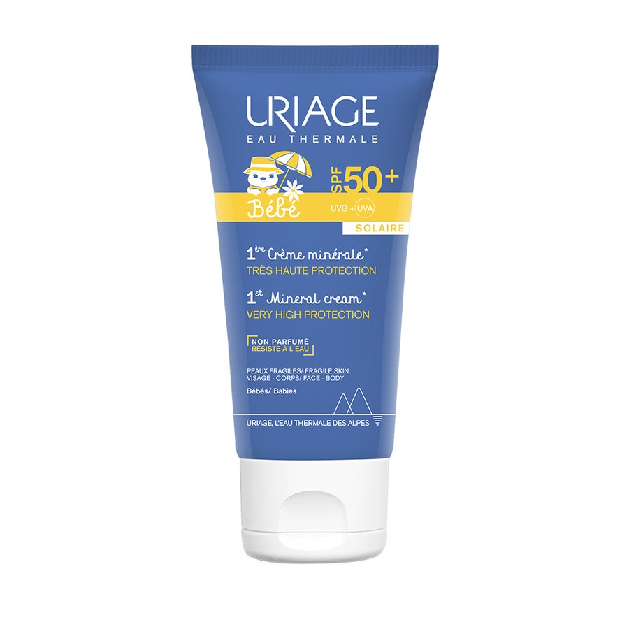 Uriage Baby Care Uriage Bebe 1 St Mineral Cream Spf50+ Sensitive Skins 50ml (1.69fl oz)