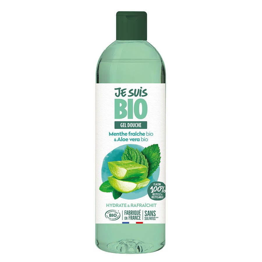 Je suis Bio Gel Douche Menthe Fraîche et Aloe Vera 250 ml (8,45 fl oz) 