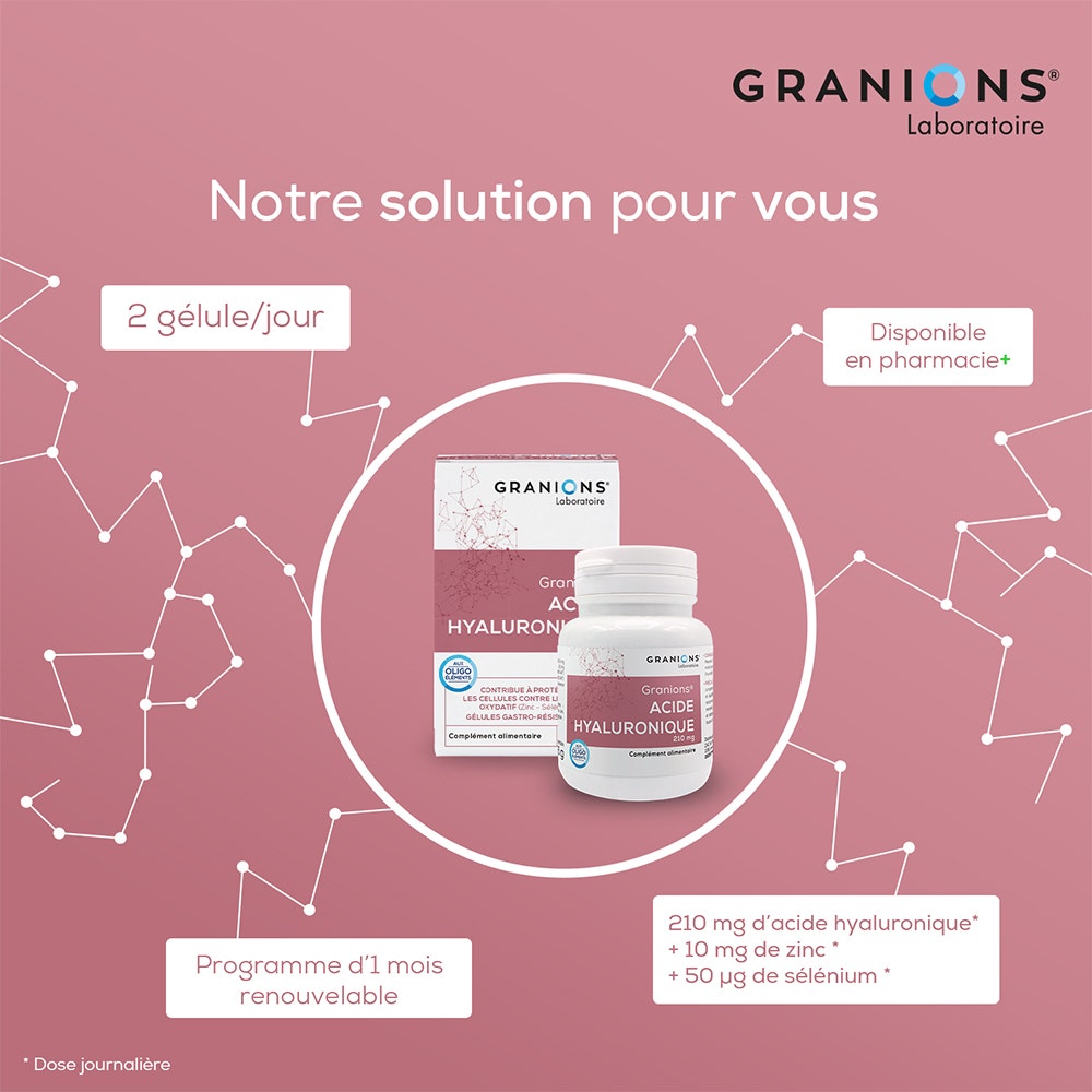 Granions Hyaluronic acid 60 capsules 200 mg