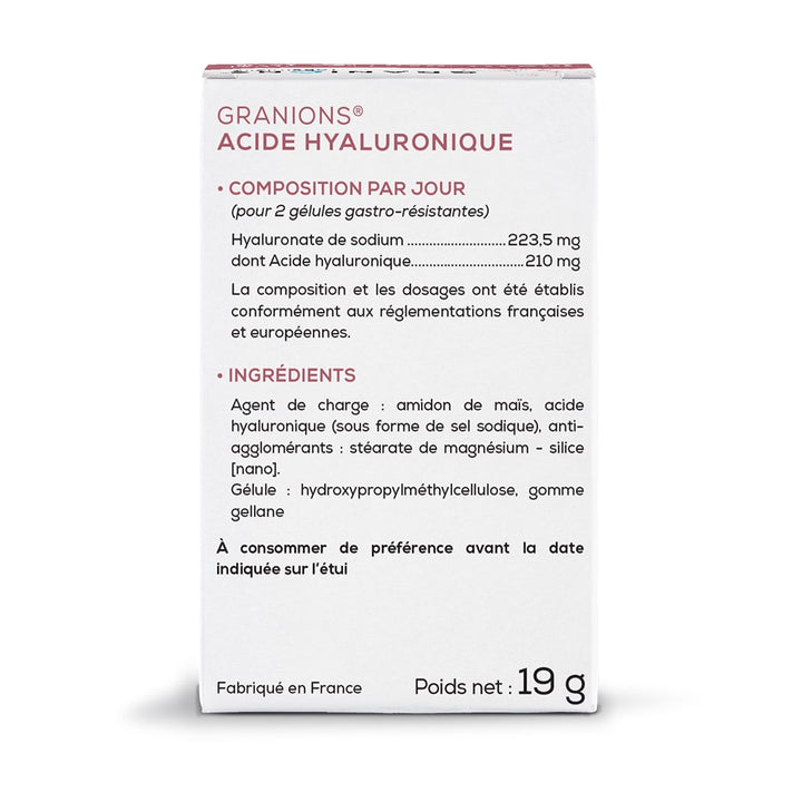 Granions Hyaluronic acid 60 capsules 200 mg