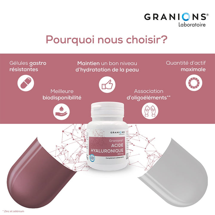 Granions Hyaluronic acid 60 capsules 200 mg