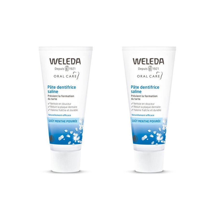 Weleda Dentifrice au Sel 75ml x2 (2.53fl oz x2) 