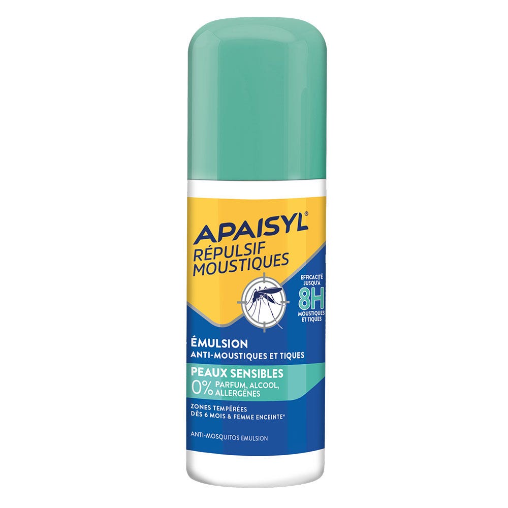 Apaisyl Anti-mosquito emulsion for sensitive skin from 12 months 90 ml (3.04fl oz)