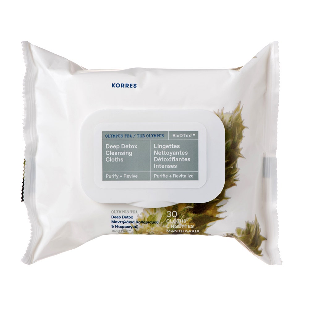 Korres Olympus Tea Biodegradable Make-up Removers Wipes, Olympus Tea x30 30ml (1.01fl oz)