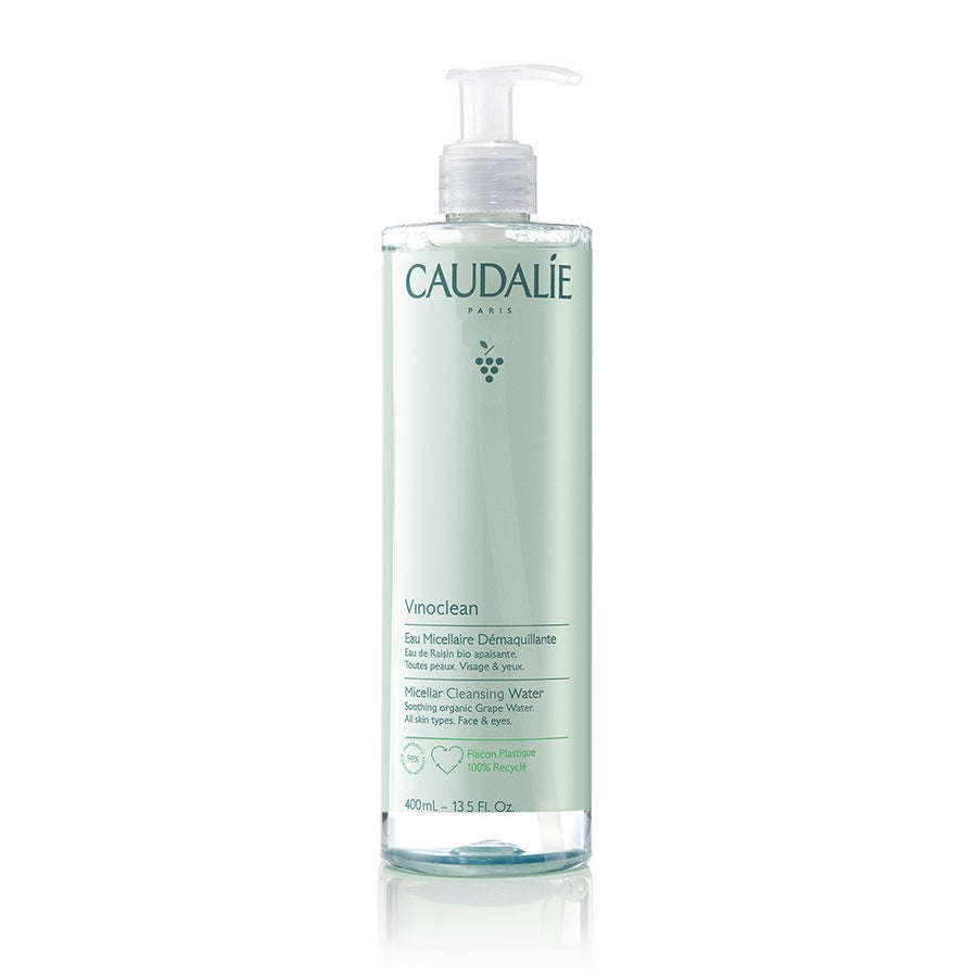 Caudalie Vinoclean Eau Micellaire Démaquillante Visage et Yeux 400 ml (13,52 fl oz) 