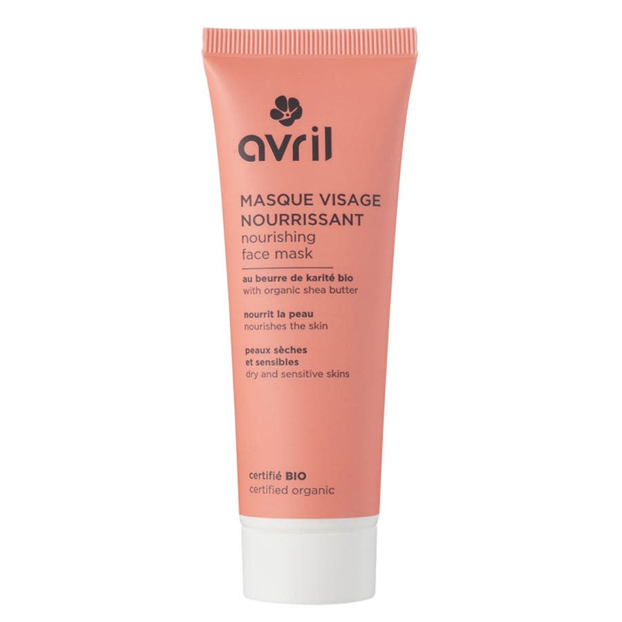 Avril Masque Visage Nourrissant Bio au beurre de karité 50 ml (1,69 fl oz) 