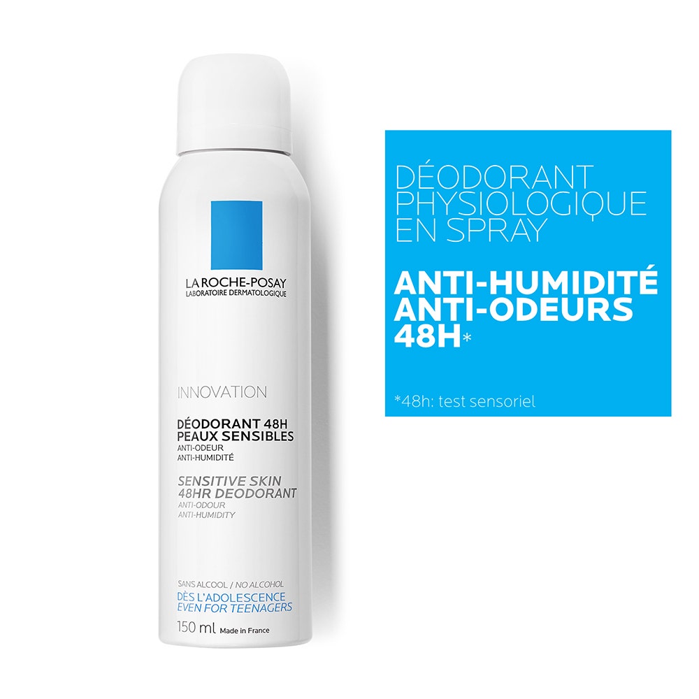 La Roche-Posay Physiological deodorants Spray 48h Sensitive skin 2x150ml (5.07fl oz)