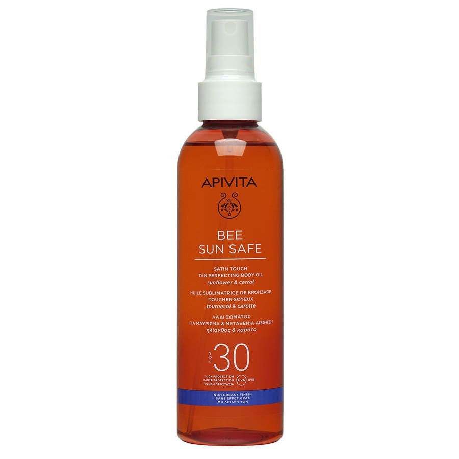 APIVITA Bee Sun Safe Satin Touch Tan Perfecting Body Oil SPF30 200ml (6.76fl oz)