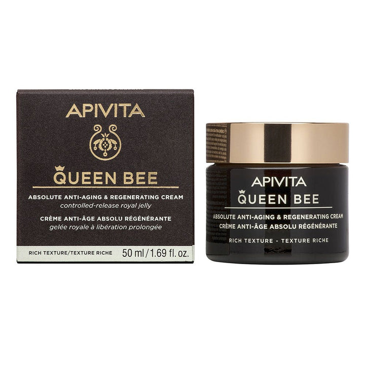 Apivita Queen Bee Absolute Regenerating Anti-Age Cream Rich Texture 50ml (1.69fl oz)