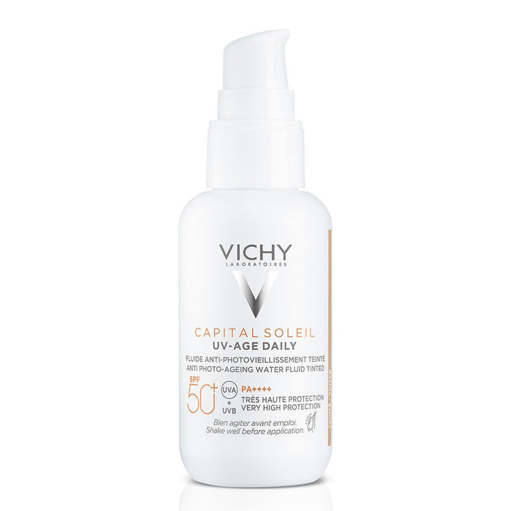 Vichy Capital Soleil UV-Age Daily Fluido Acquoso Colorato SPF50+ 40ml