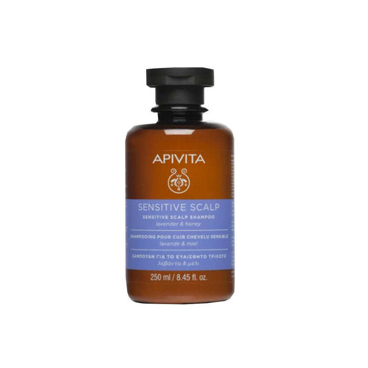 Apivita Lavender and Honey Champú para cuero cabelludo sensible 250ml