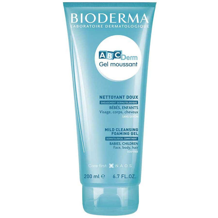 Bioderma ABCDerm Mild Cleansing Foaming Gel 200ml (6.76 fl oz)