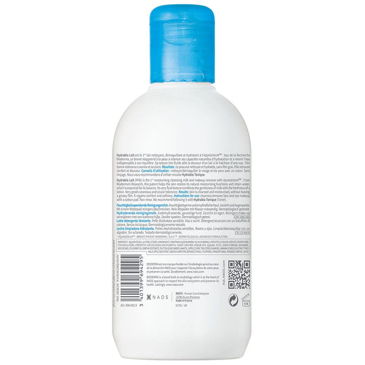 Bioderma Hydrabio Moisturizing Cleansing Milk for Sensitive Skin 250ml (8.45 fl oz)