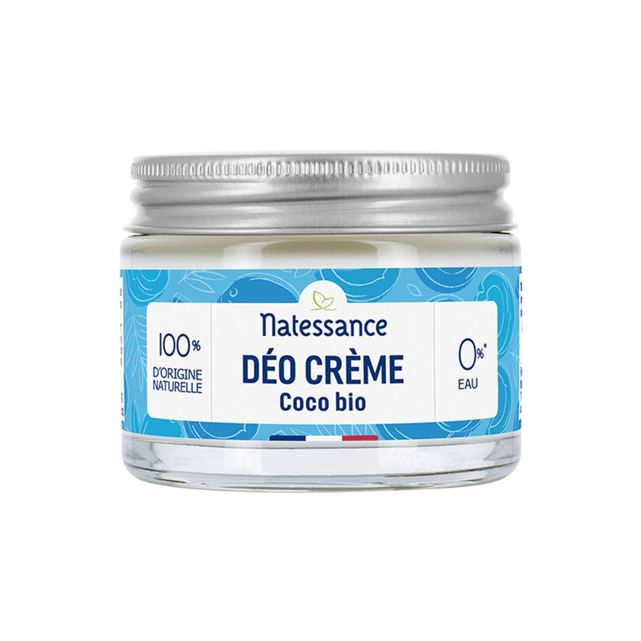 Déodorant crème de coco bio Natessance 50 g (1,76 oz) 