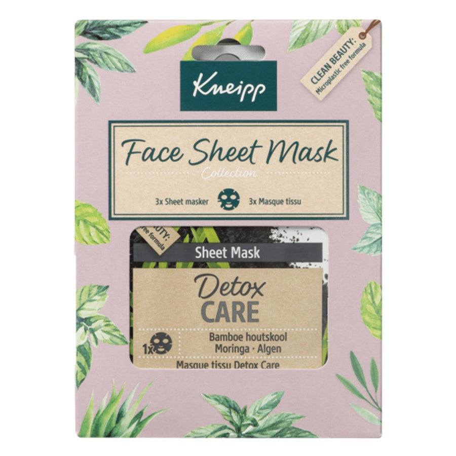 Coffrets cadeaux Kneipp, lot de 3 masques en tissu 