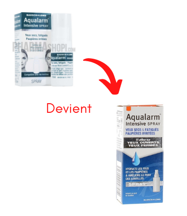 Bausch&Lomb Aqualarm Intensive spray for dry, tired eyes and irritated eyelids for use on open or closed eyes 10ml (0.34fl oz)