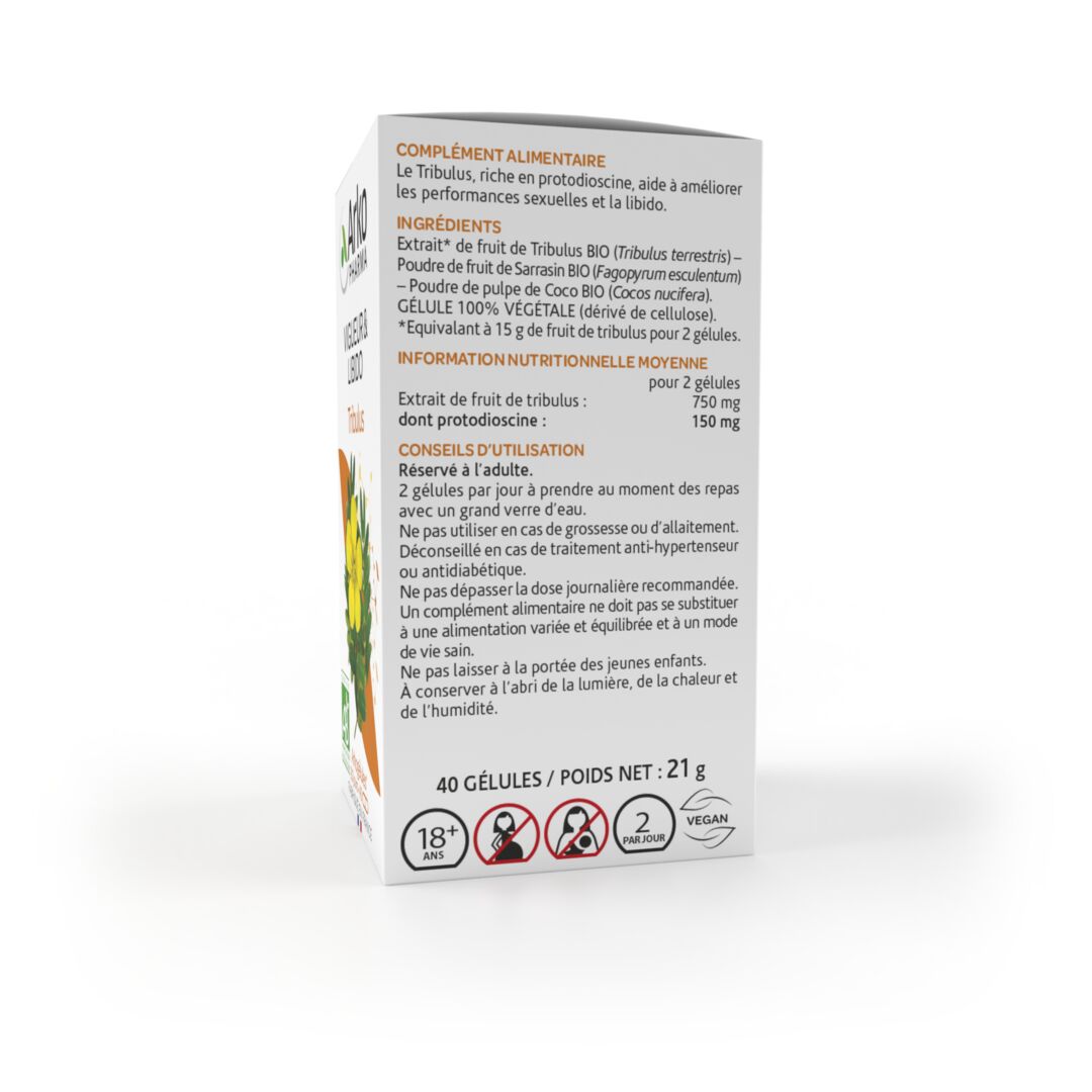 Arkopharma Arkocapsules Tribulus عضوي 40 كبسولة