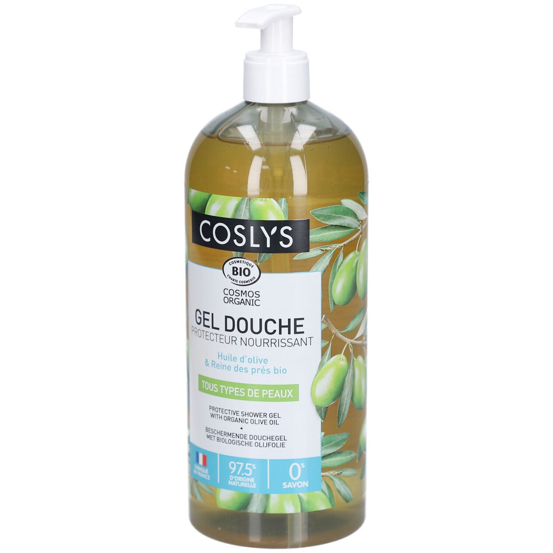 Coslys Protective Shower Gel with Organic Olive Oil All skin types 1L (33,81fl oz)