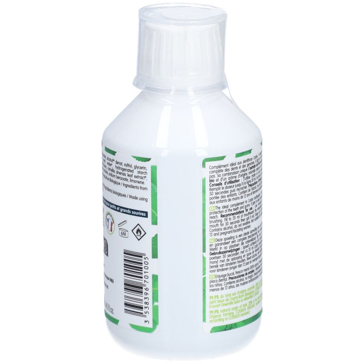 Coslys Mouthwash Intense Protection Fresh Organic Mint Menthe 250ml (8.45fl oz)