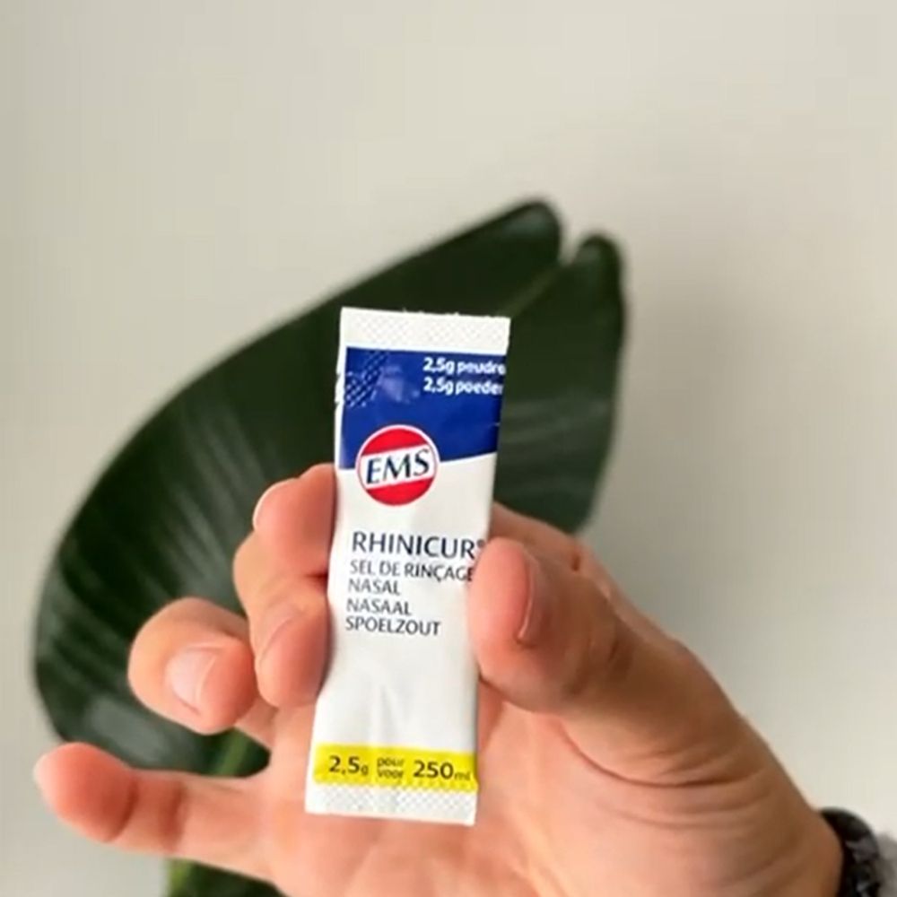 Rhinicur Nasal Rinsing Salt X20 Sachets of 2.5g (0.09oz)