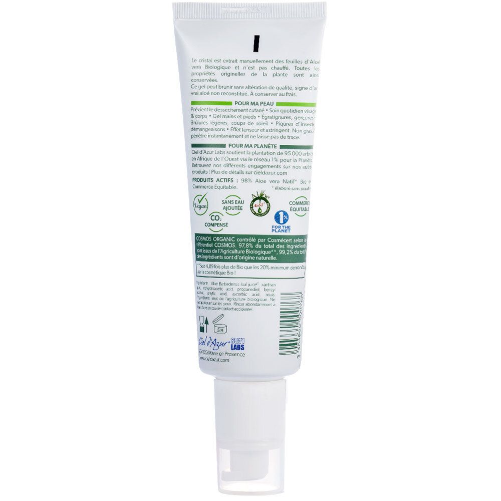 Pur Aloé Original Gel d’aloe vera hydratant et nourrissant 125ml