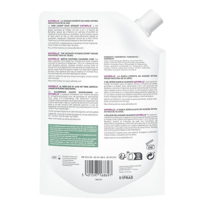 Saforelle Eco-ricarica Detergente Delicato 400ml