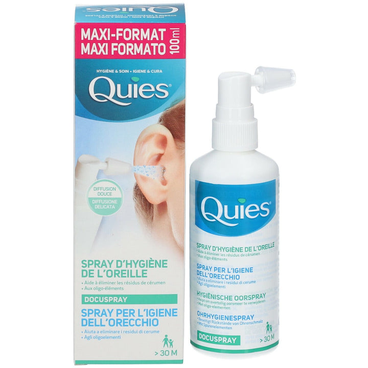 Quies Docuspray نظافة الأذن 100ml