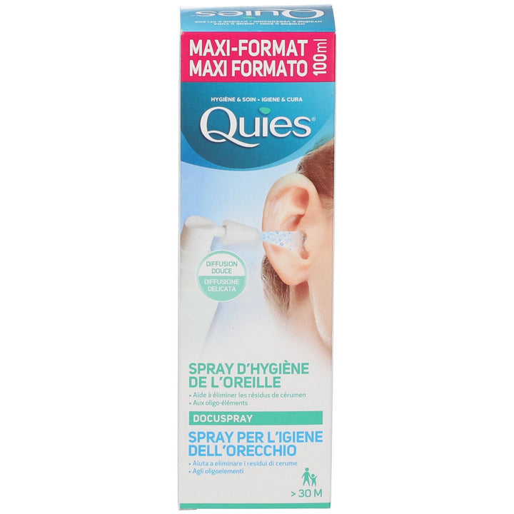 Quies Docuspray نظافة الأذن 100ml