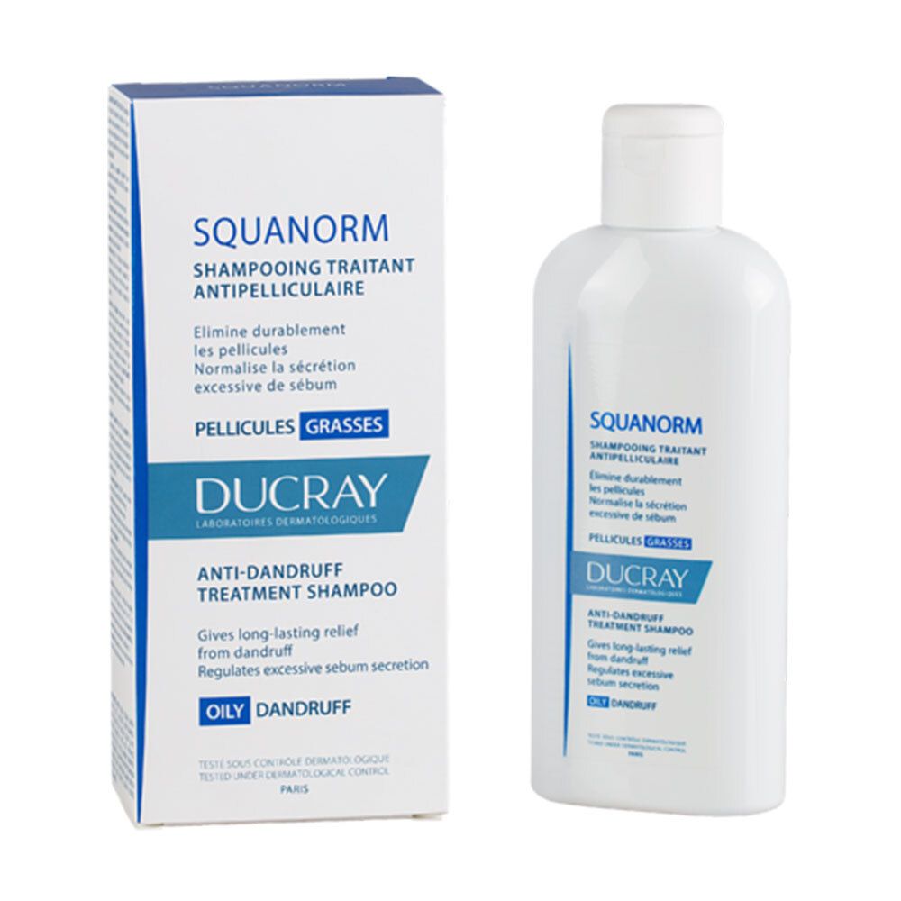 Ducray Squanorm Anti-Dandruff Treatment Shampoo Dry Dandruff 200ml (6.76fl oz)