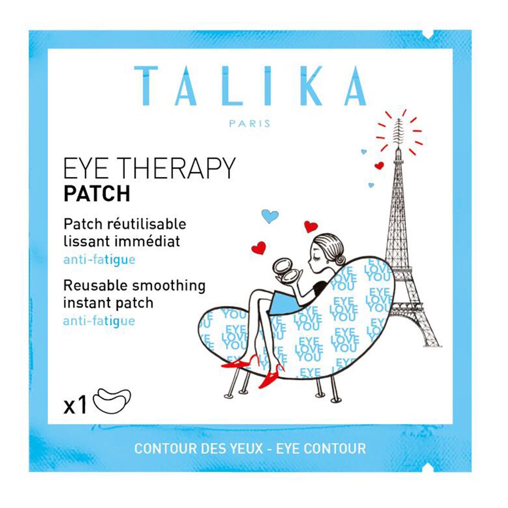 Talika Eye Therapy لصقة تنعيم قابلة لإعادة الاستخدام لمحيط العين 1 Pair